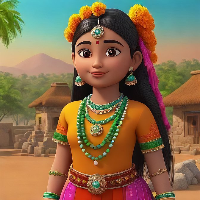 3D cartoon character art